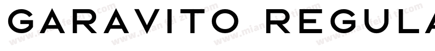 Garavito Regular字体转换